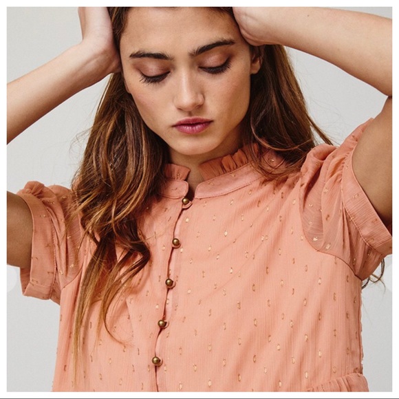 Fabulous Lurex Jacquard Swiss Dot Dress - Picture 3 of 4